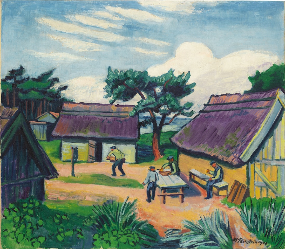 Alte Fischerhütten by Max Pechstein