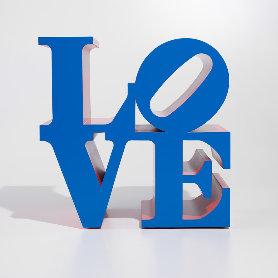 LOVE (Blue and Red) by Robert Indiana