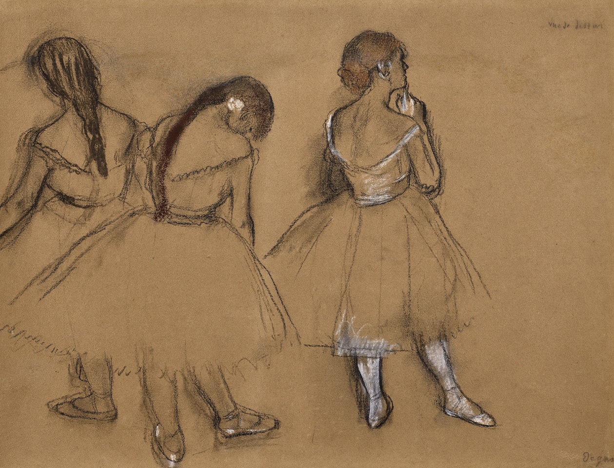 Trois danseuses by Edgar Degas