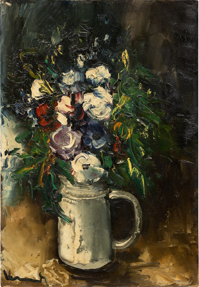 Fleurs dans un pichet blanc by Maurice de Vlaminck