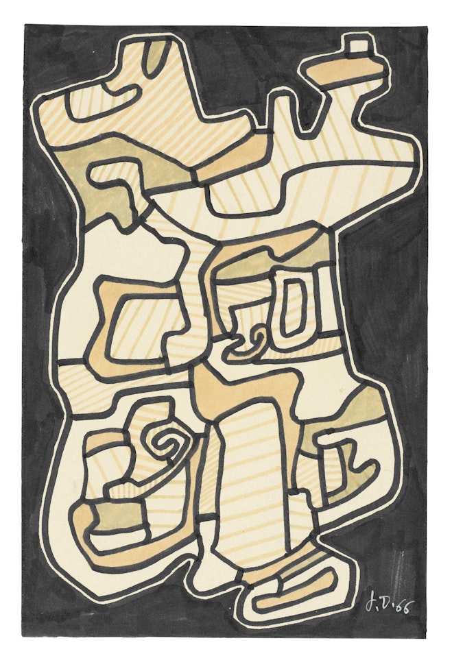 La Villa II by Jean Dubuffet