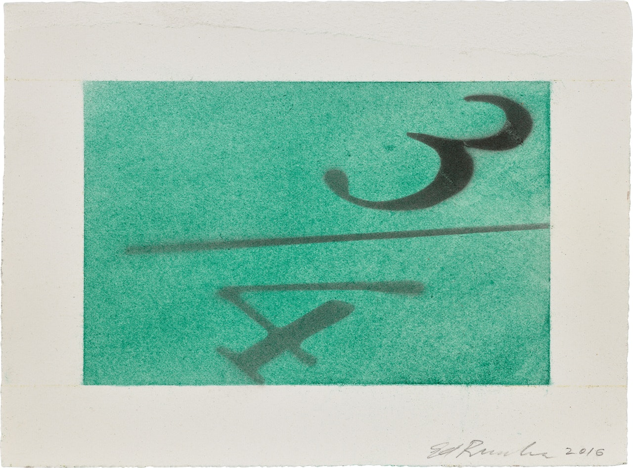 3/4 by Ed Ruscha
