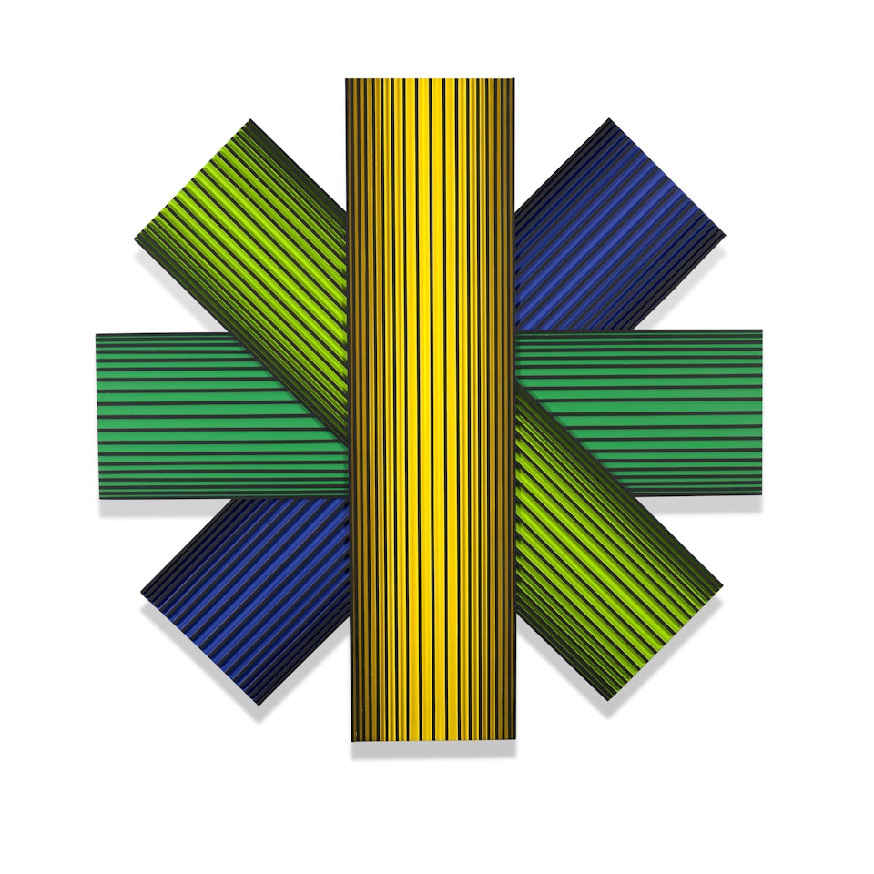 Translumina - Light Yellow to Dark Blue by Richard Anuszkiewicz