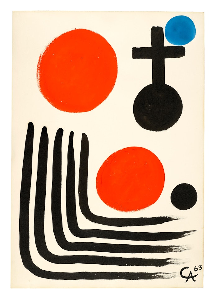 Orb with Cross by Alexander Calder