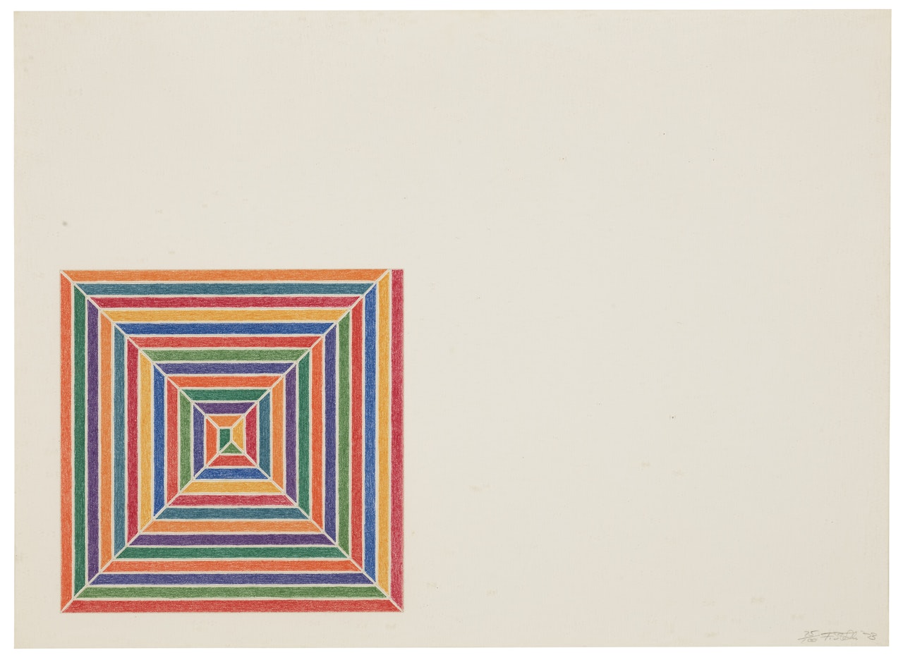 Line Up, from Jasper's Dilemma by Frank Stella