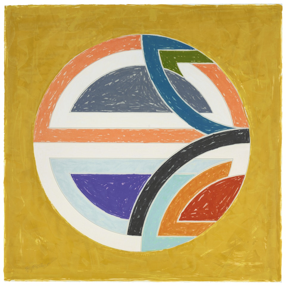 Sinjerli Variation Squared with Colored Ground Ia, from Sinjerli Variations Squared with Colored Grounds by Frank Stella