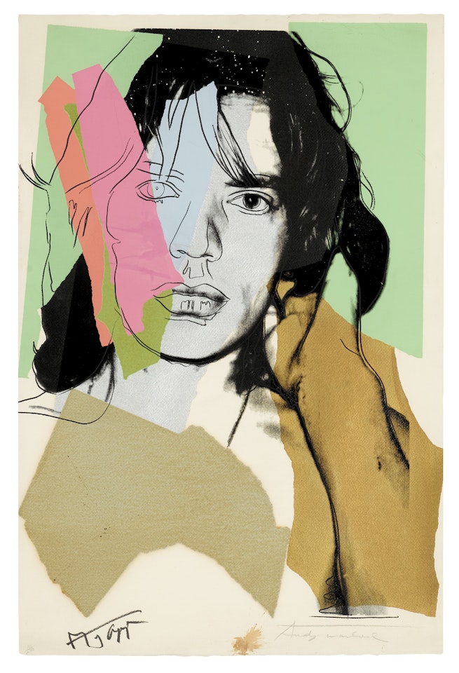 Mick Jagger: one print by Andy Warhol