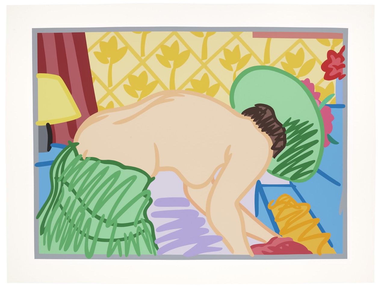 Judy Trying on Clothes by Tom Wesselmann