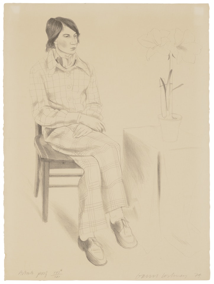 Yves Marie by David Hockney