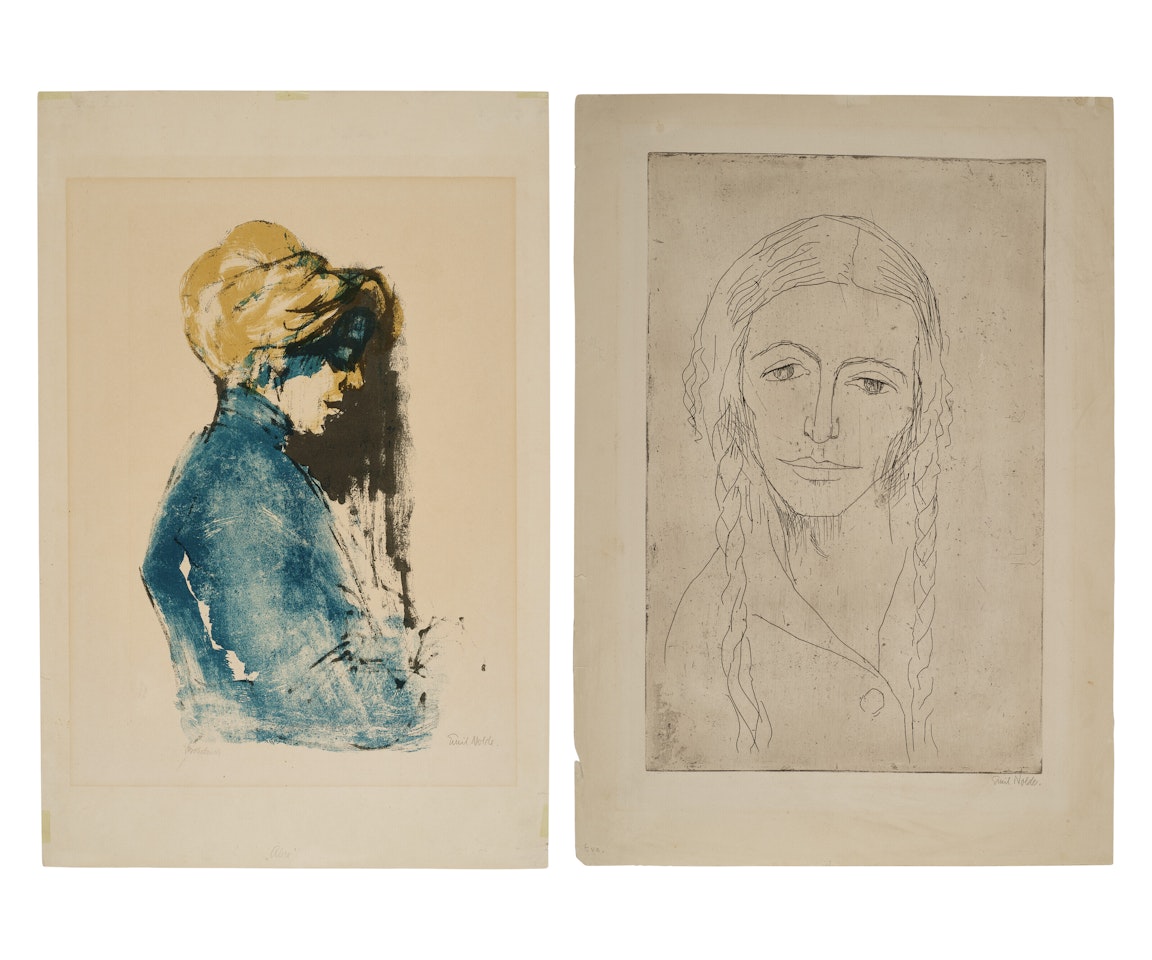Two Prints by the Artist by Emil Nolde