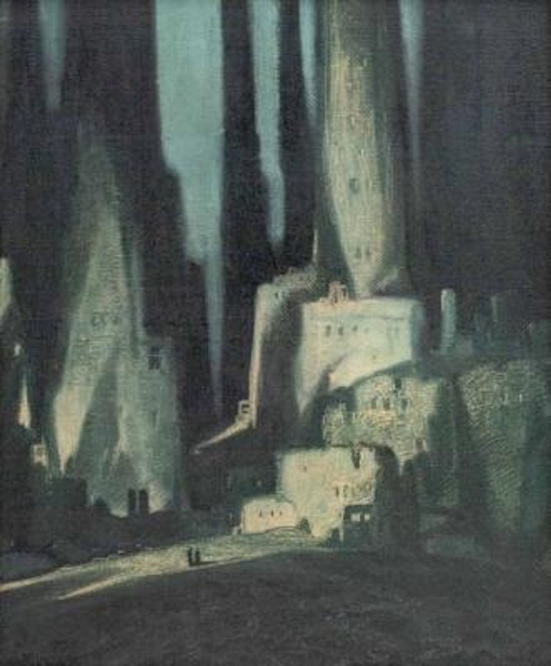 Dunkle Stadt by Oskar Mulley
