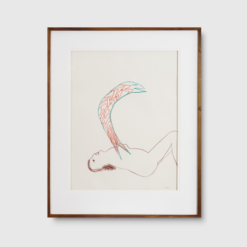 Robert Lowell Poem XL by Sidney Nolan