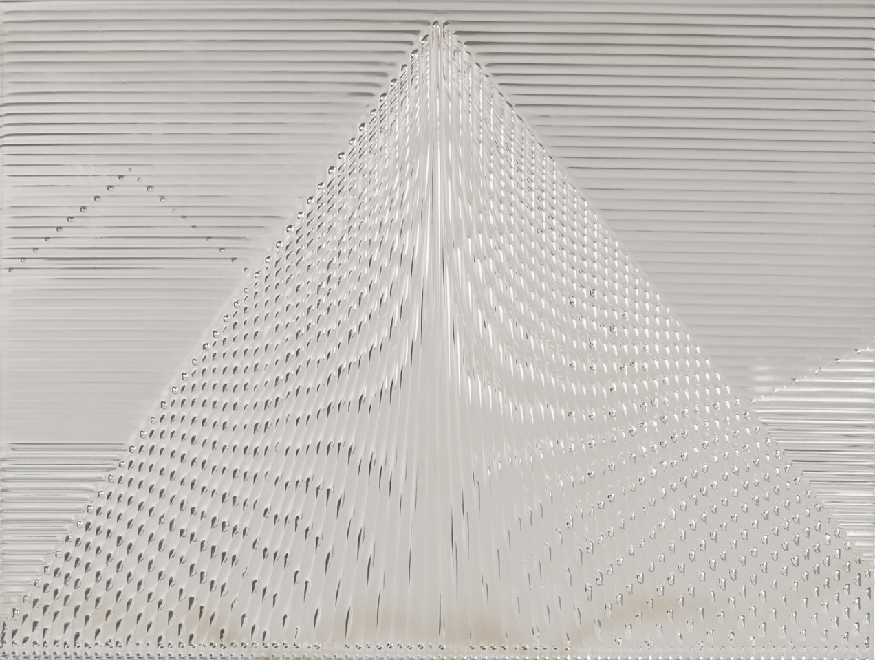Pyramiden-Relief by Heinz Mack