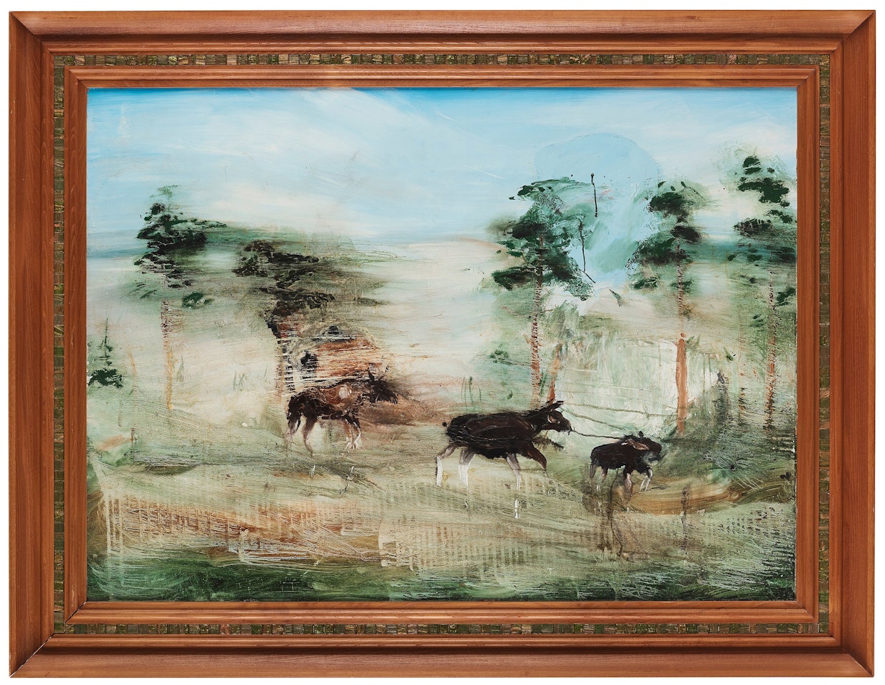 Familj i skogen by Ernst Billgren
