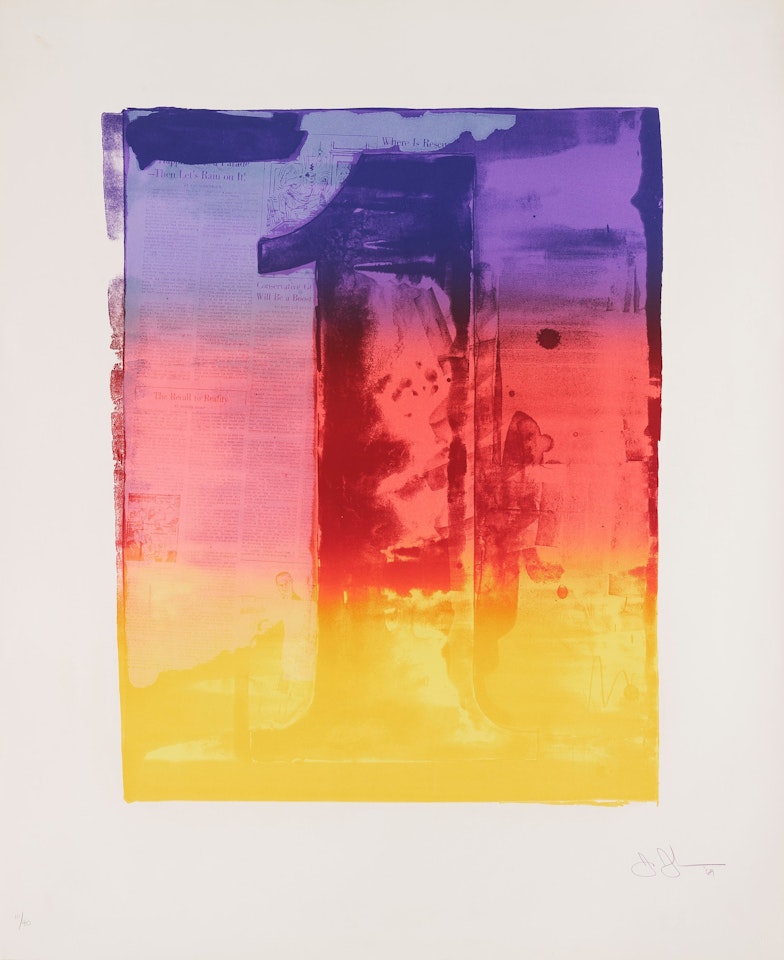 Figure 1", ur: "Color numeral series by Jasper Johns