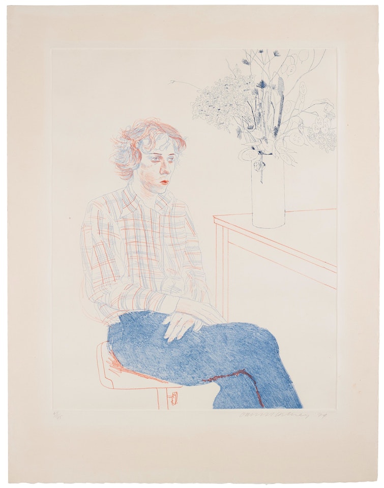 Gregory by David Hockney