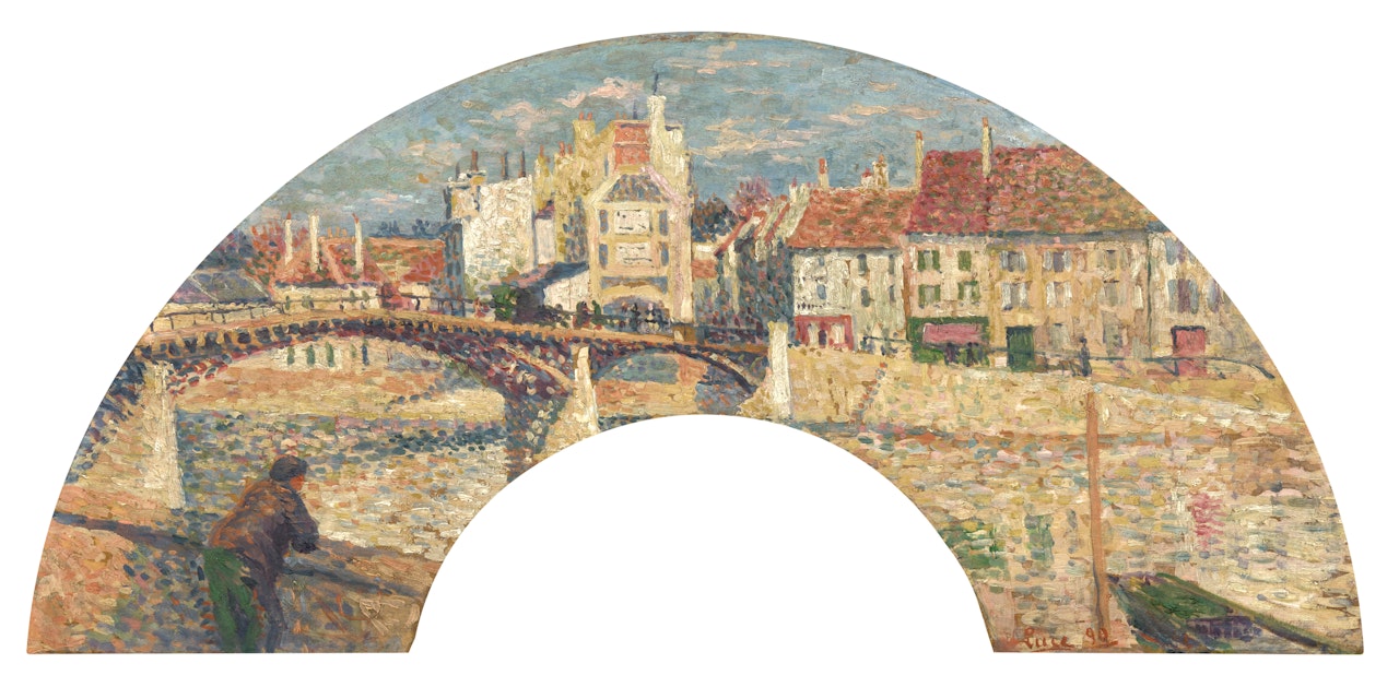 Lagny, La Marne et le Pont de Fer by Maximilien Luce