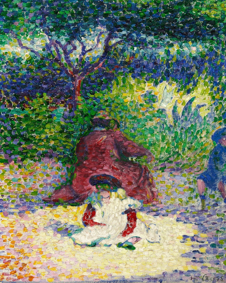 L'Enfant au tablier blanc by Henri Edmond Cross