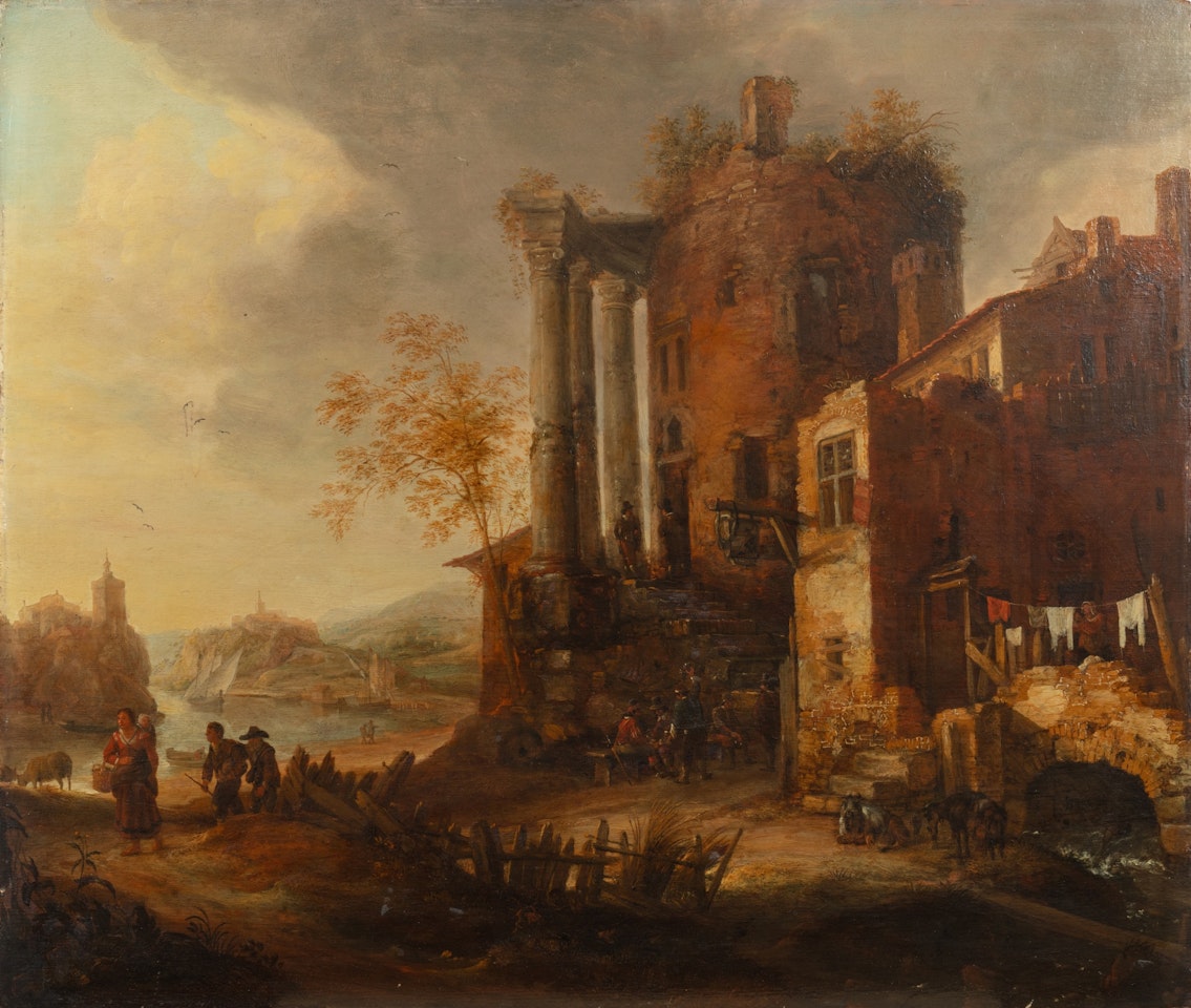A village by Jan Abrahamsz. Beerstraten