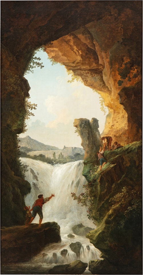 The Waterfall by Hubert Robert