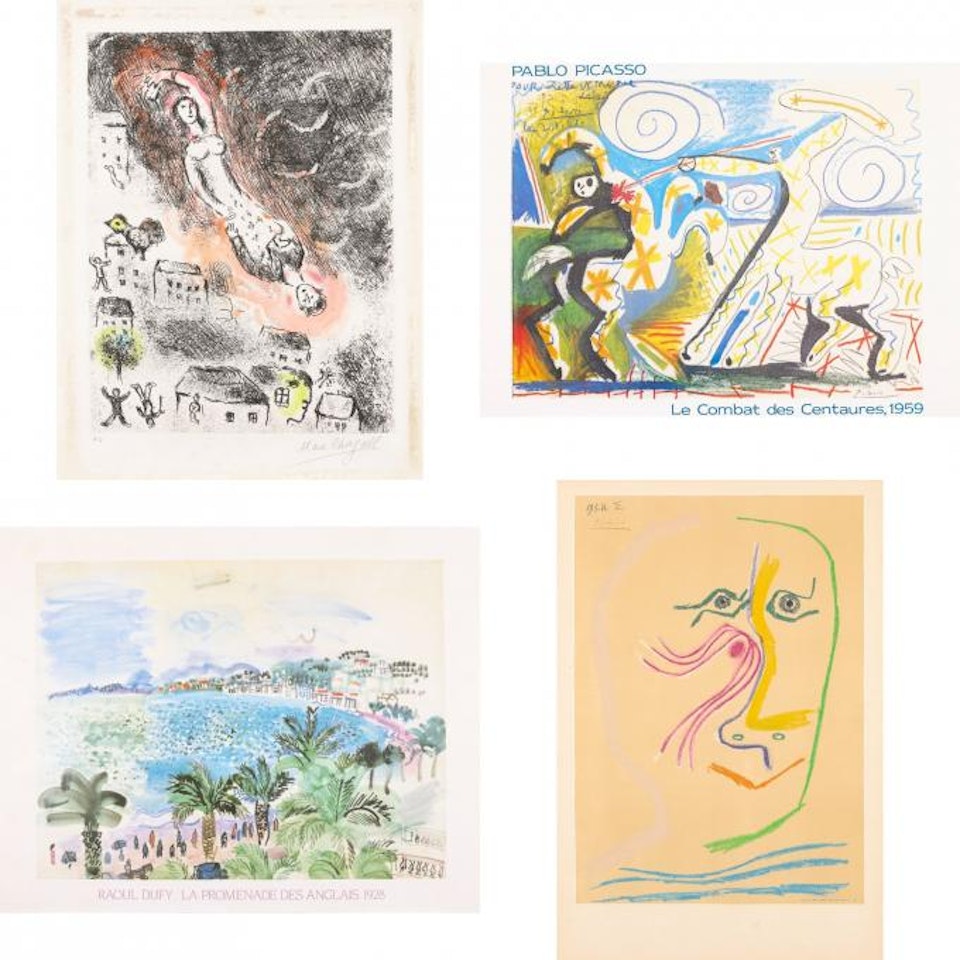 4 WORKS by Pablo Picasso