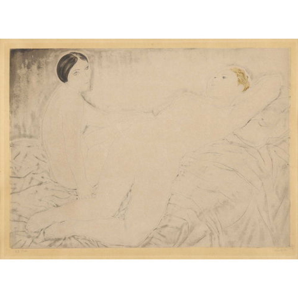 LES DEUX AMIES by Leonard Tsuguharu Foujita