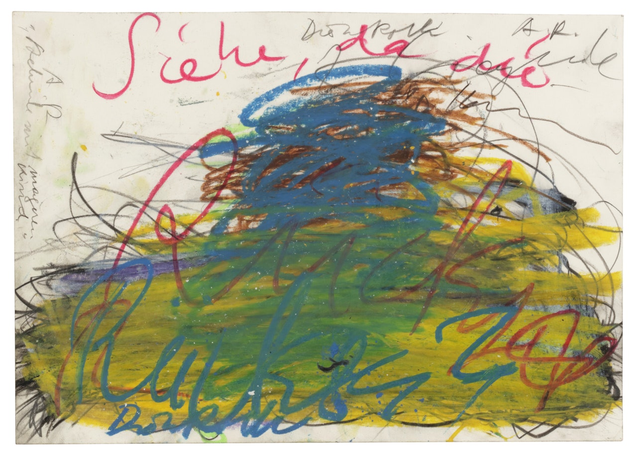 Siehe, da die by Arnulf Rainer