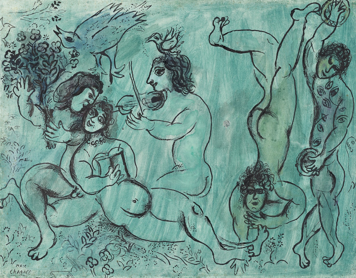 Bacchanale by Marc Chagall