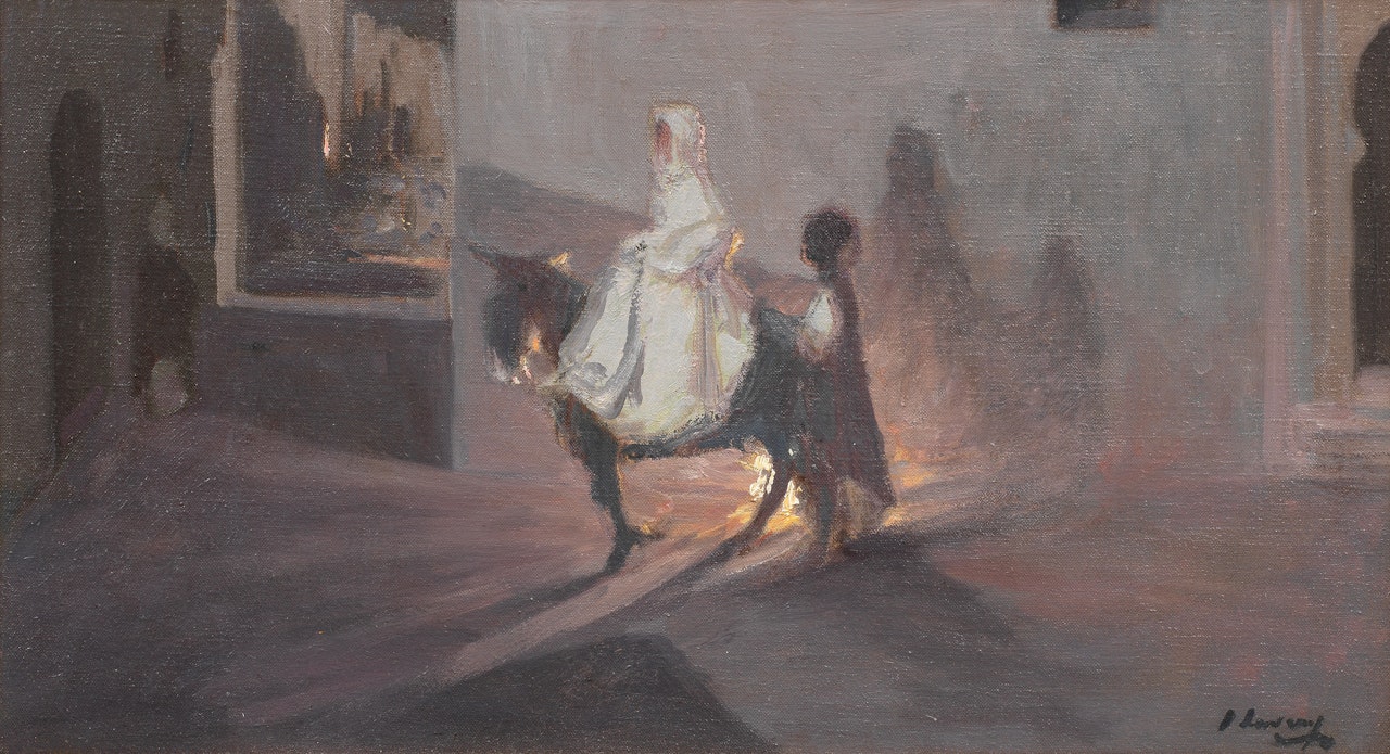 A Moonlight Night, Tangier  by John Lavery