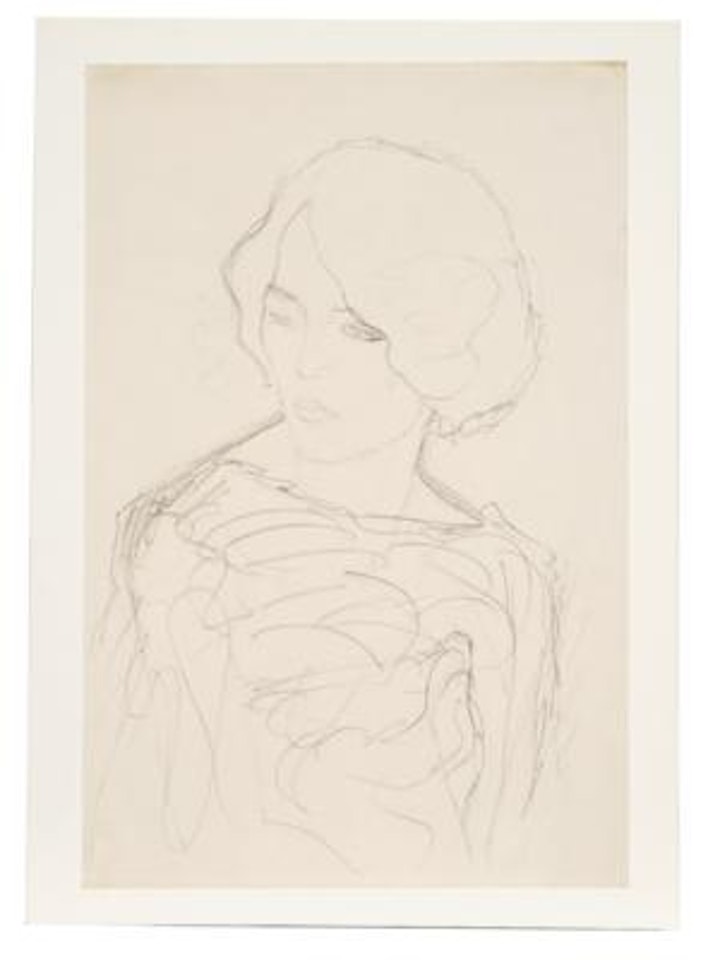 Portrait of a lady by Gustav Klimt