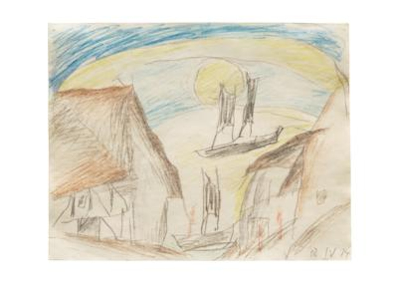 Port of Neppermin by Lyonel Feininger