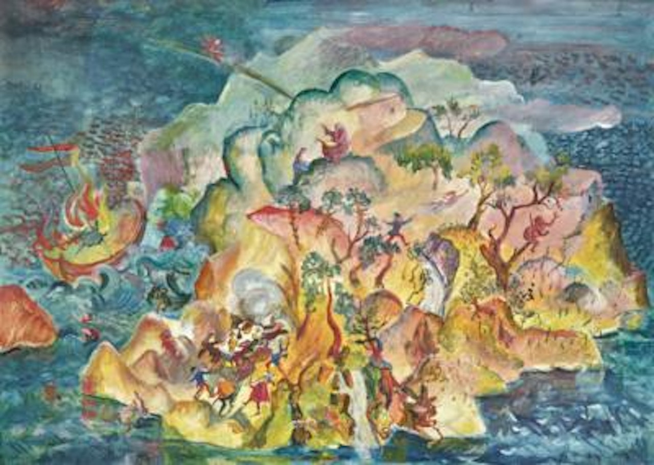 “Die verzauberte Insel” (Sturm) by Oskar Laske