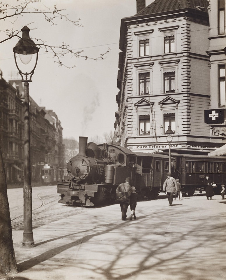The "Feuriger Elias" Locomotive in Cologne by August Sander