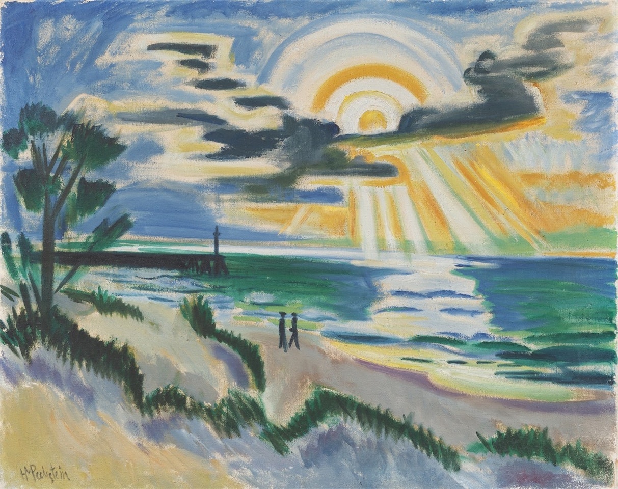 ”Kalter Nachmittag” (Leba) by Max Pechstein