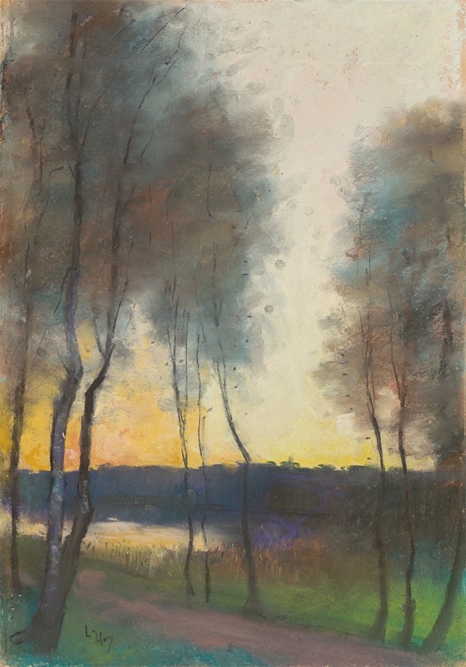 ”Herbststimmung am Grunewaldsee” by Lesser Ury