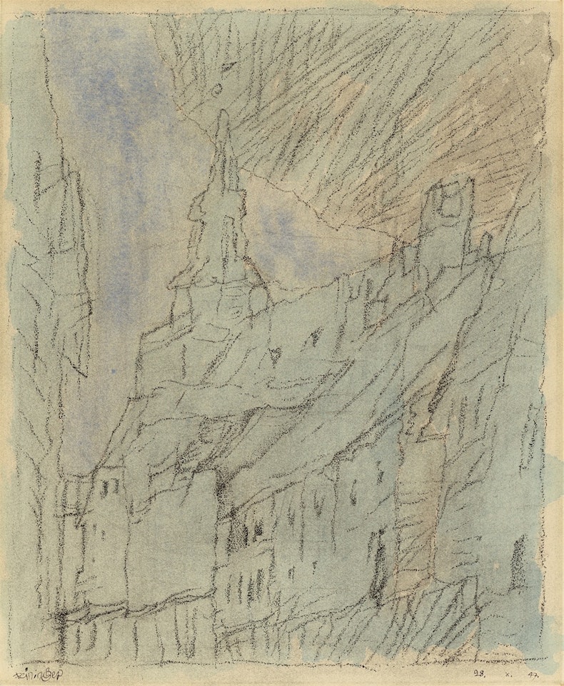 Häuser (Houses) by Lyonel Feininger