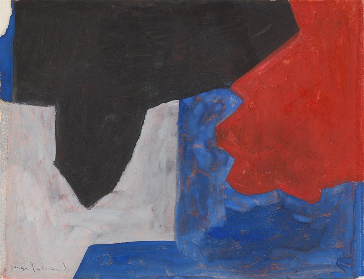 ”Composition pour cahier d’enluminures” by Serge Poliakoff