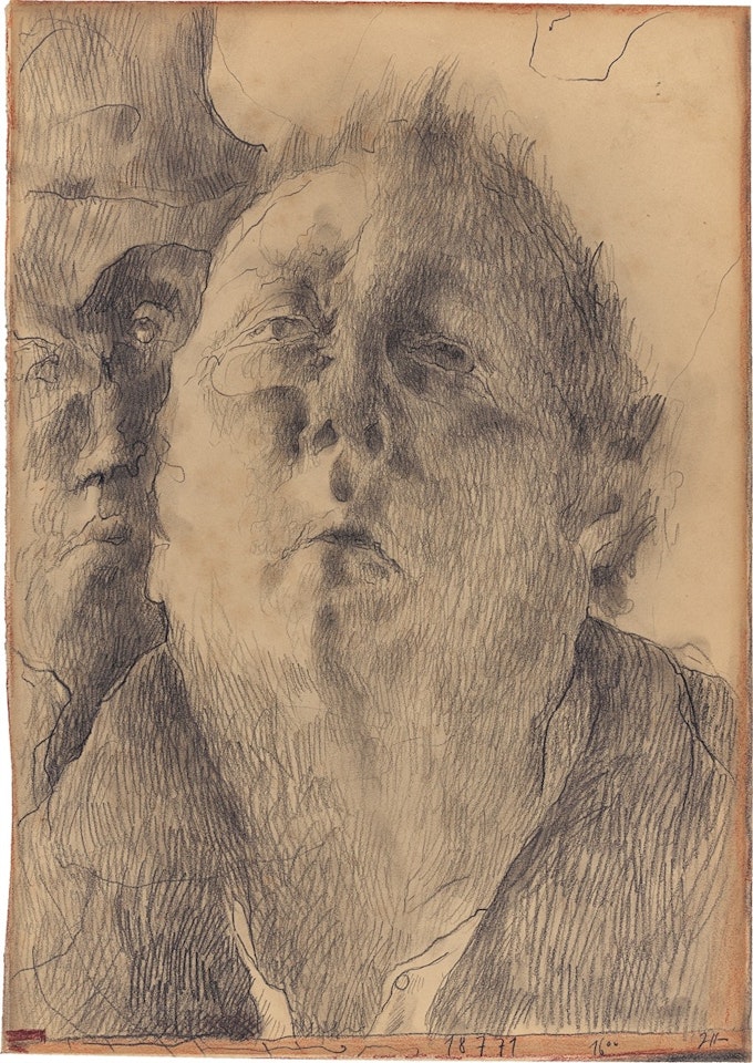Self portrait by Horst Janssen