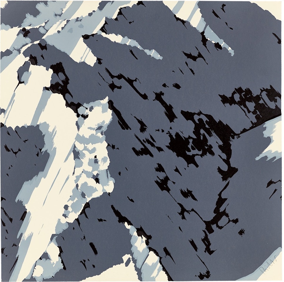 ”Schweizer Alpen (A1)” by Gerhard Richter