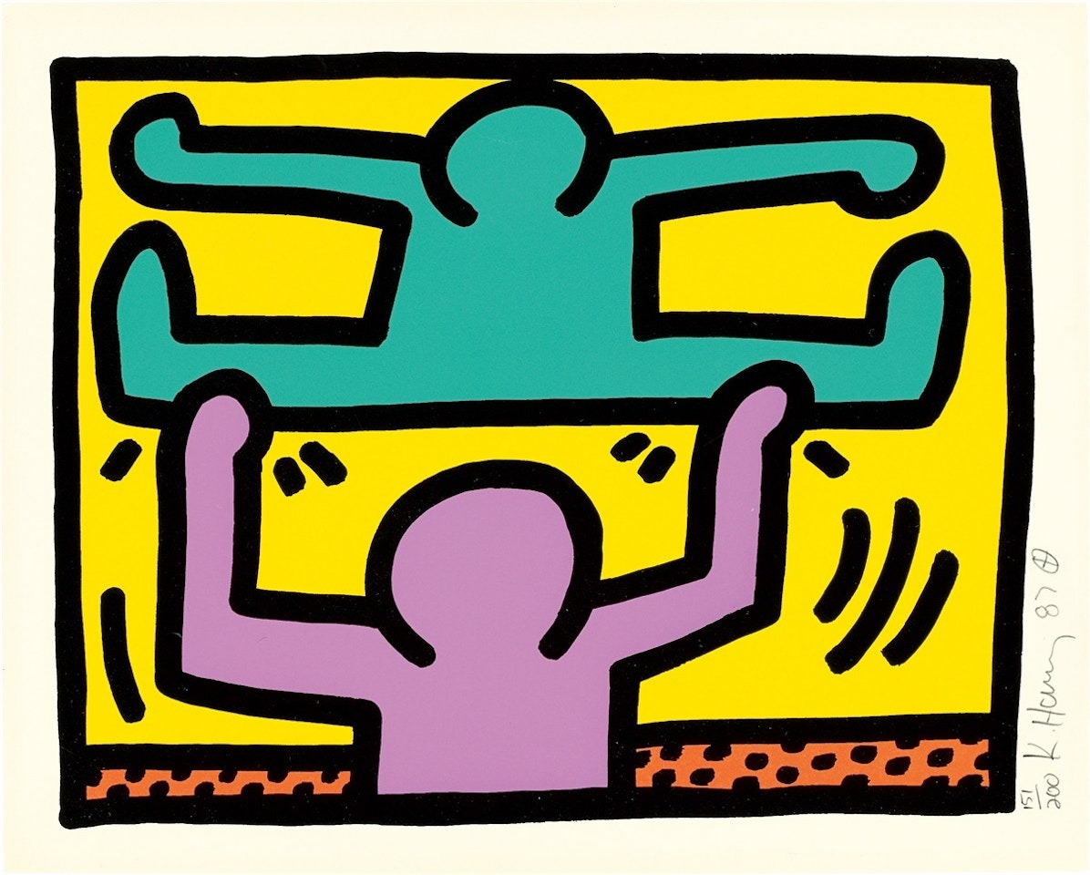 From: ”Pop Shop I” by Keith Haring