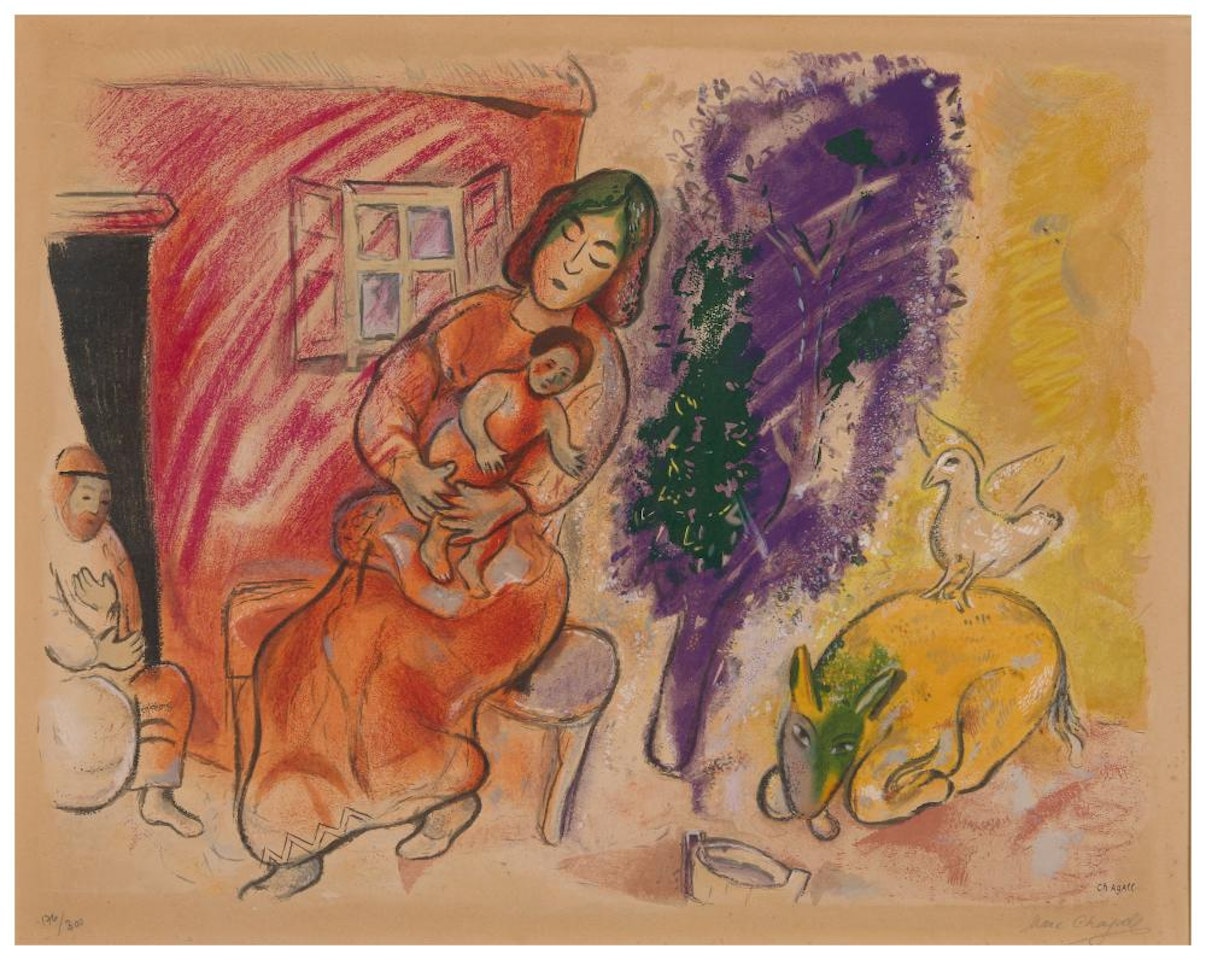 Maternité - 1954 by Marc Chagall