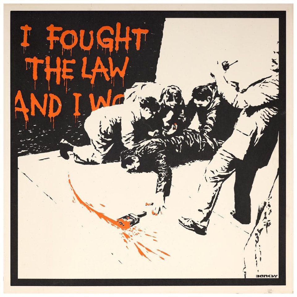 I fought the law by Banksy