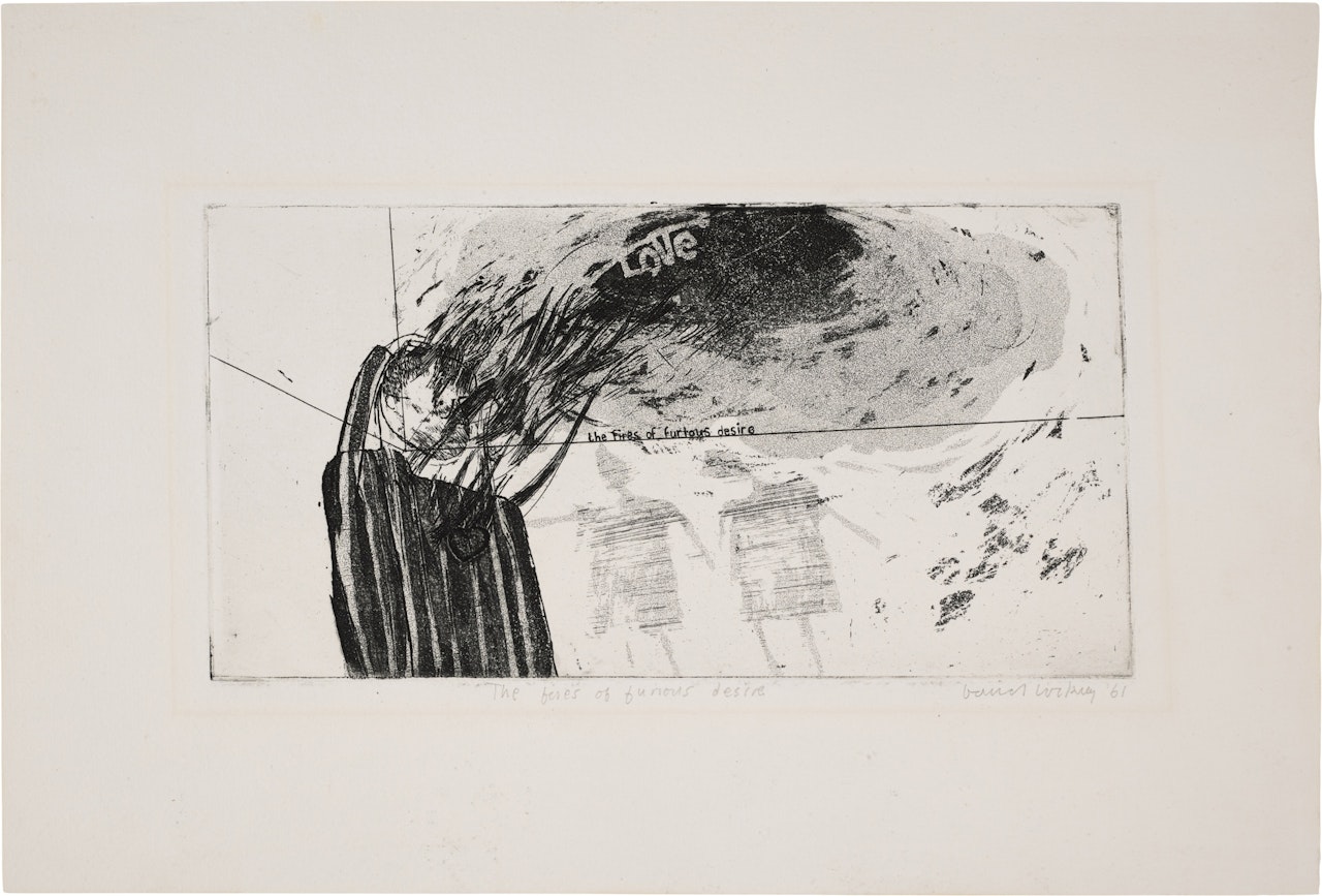 Fires of Furious Desire (S.A.C., MCA Tokyo 5) by David Hockney