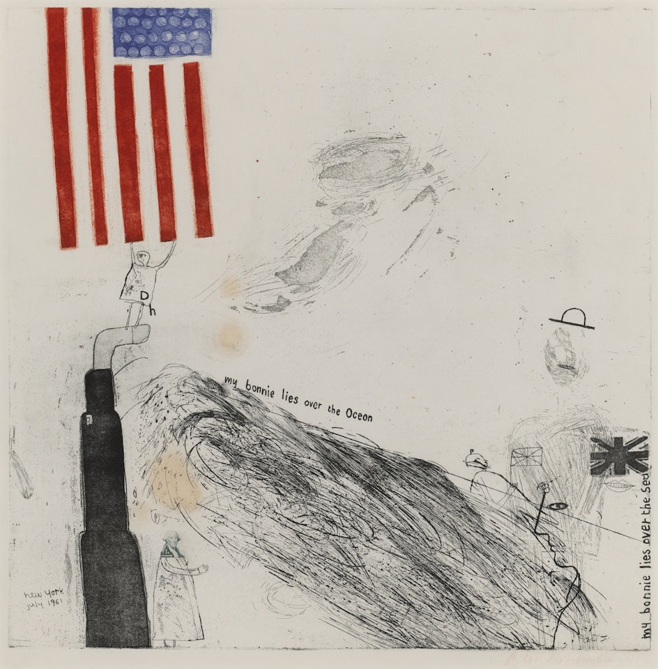 My Bonnie Lies over the Ocean (S.A.C. 13; MCA Tokyo 29) by David Hockney