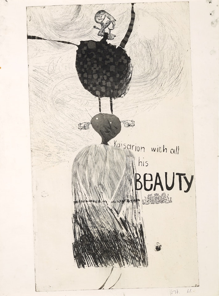 Kaisarion and All His Beauty (see S.A.C., MCA Tokyo 8) by David Hockney