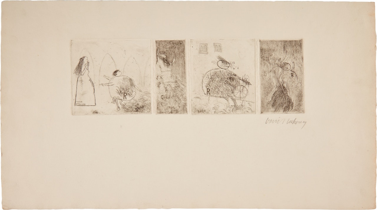 Study for Rumpelstiltskin (S.A.C., MCA Tokyo 11) by David Hockney