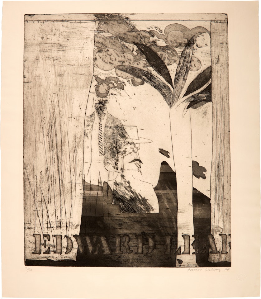 Edward Lear (S.A.C., MCA Tokyo 34) by David Hockney