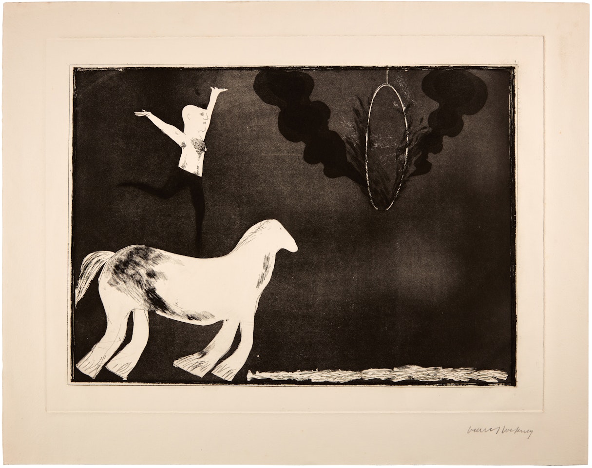 The Acrobat (S.A.C., MCA Tokyo 35) by David Hockney
