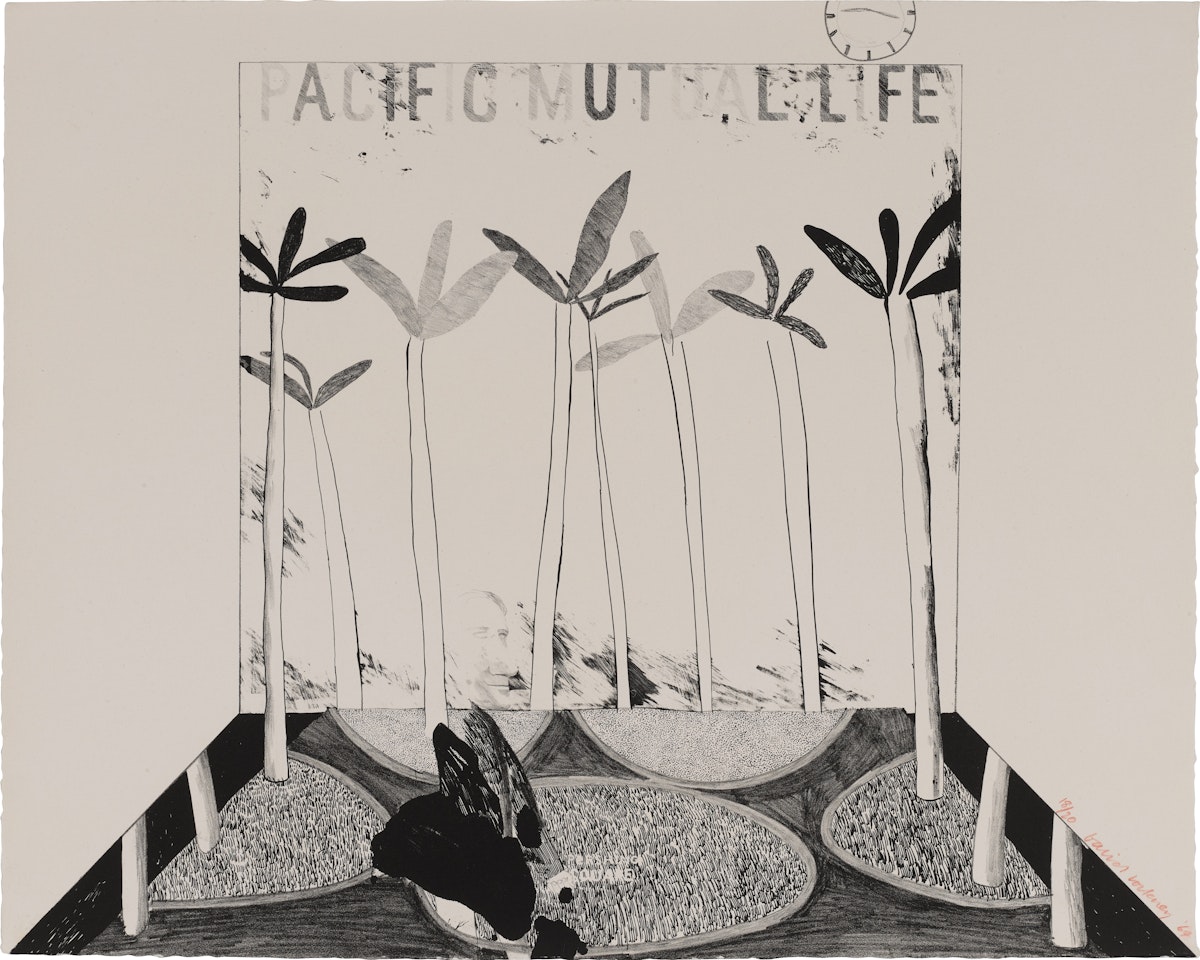 Pacific Mutual Life (S.A.C., MCA Tokyo 36) by David Hockney