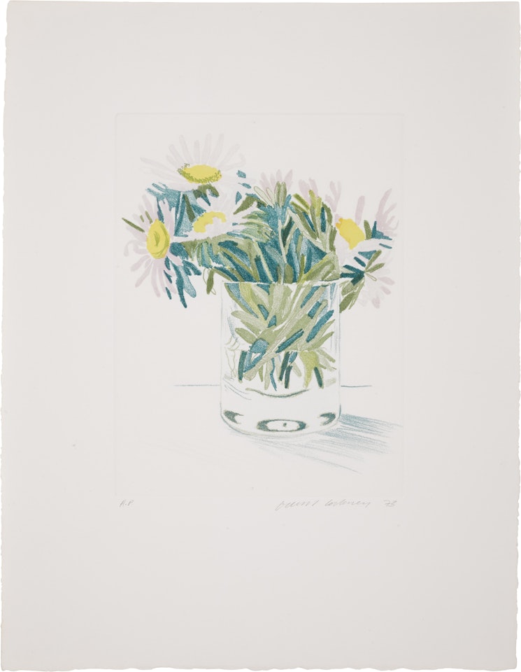 Marguerites (S.A.C. 157; MCA Tokyo 141) by David Hockney